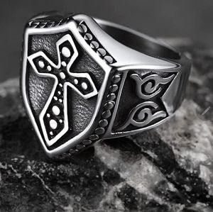 Beautiful new Stainless steel Cross ring. Most Sizes Are Available. Please Ask